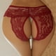 thumbnail image 4 of Gibobby Bragas Bikini Elásticas Ropa interior mujer Bragas encaje sexy Estiramiento Hipster Calzoncillos Ropa interior Señora Ropa interior （Rojo，3XL), 4 of 5