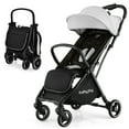 thumbnail image 1 of Gymax Poussette Portable pour Bébé Pliable à une Main avec Cadre en Aluminium Gris, 1 of 10