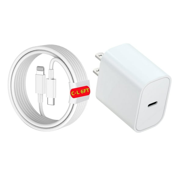 Iphone 14 Fast Charger[MFI Certified] PD 3.0 Power USB C Wall Charger Adapter with 6ft Lightning Cable Compatible for iPhone14/14 Pro/14 Pro Max/14 Plus/13/12/11/8/7/6/Pro/Pro Max/Mini/Xs
