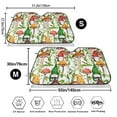 thumbnail image 3 of Fotbe Mushrooms Gnomes Car Windshield Sunshade | Sun Visor Protector Front Window Shade, Keeps Out UV Rays, Keeps Your Vehicle Cool-Medium, 3 of 7