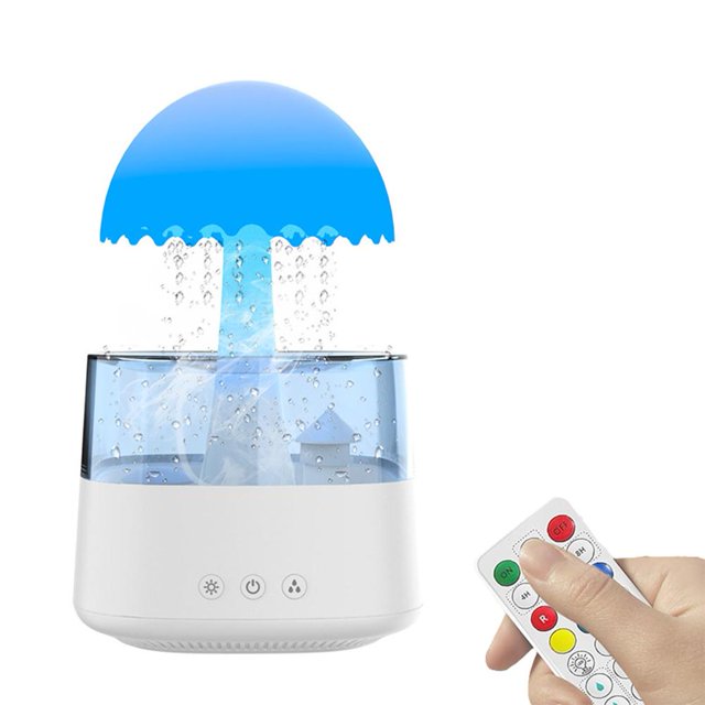 Rain Drop Cloud Humidifier Rain Drop Sound Aromatherapy Oil V4I5