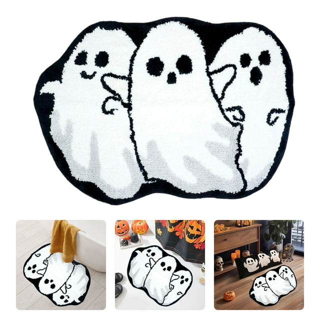 Halloween Bath Rugs Bathroom Rug Floor Mat For Bathroom Kitchen Rug Soft Absorbent Bath Tub Mat Room Halloween Bath Rug Blanket Lap Blankets And Throws Bedroom Small Rug Hand Knitted Blanket 8x10 Rugs