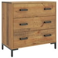 thumbnail image 3 of vidaXL Chest of Drawers Solid Wood Drawer Dresser for Bedroom Solid Wood Pine, 3 of 4