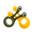 thumbnail image 2 of 2 soportes de con forma de animal, elevadores para portátil, antideslizantes, herramientas de fijación para tabletas, para viajes de negocios, Amarillo y verde, 2 of 8