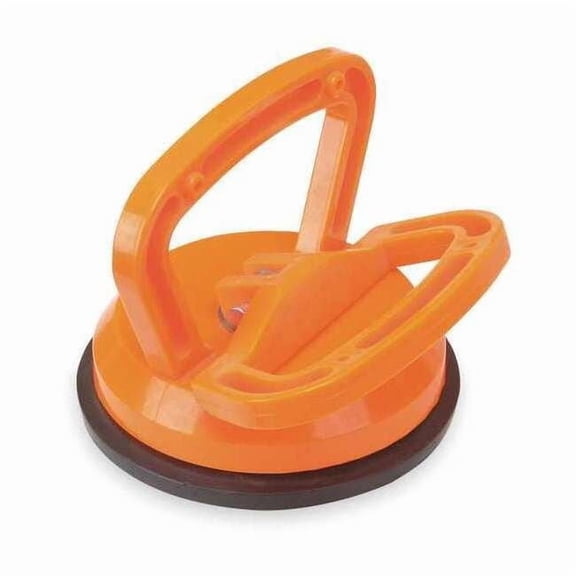 Suction Cup Lifter, 4 1/2 in Dia Cup Size, D-Handle, 90 lb Max Load Capacity