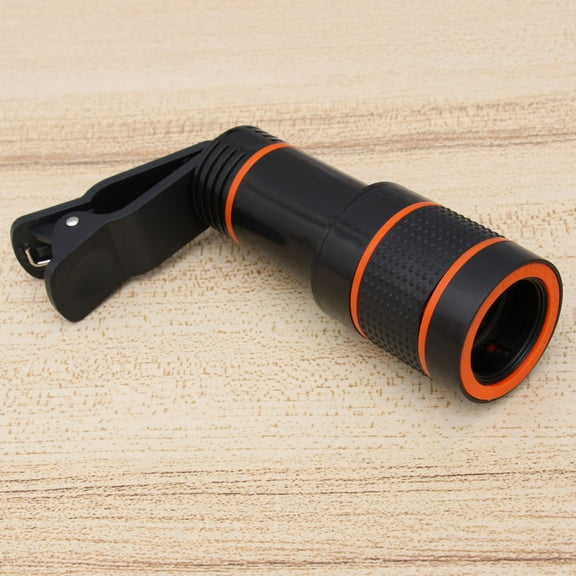 Soimiss Cellphone Camera Lens Telephoto Lens Black ABS Improve Imaging Quality 1Pcs