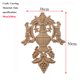 thumbnail image 2 of Estilo europeo Calcomanía de madera Casera Muebles tallados Aplique Aplique Decoración Decoración Estatuillas de madera Artesanía, 2 of 7