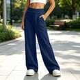 thumbnail image 6 of LIaqionyy Big Girls Sweatpants Kids Joggers Wide Leg Sweat Pants Elastic Waist Casual Pant with Pockets, 6 of 8