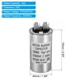 thumbnail image 2 of CBB65 15uf Run Capacitor, 15mfd AC 370/440V Aluminum Case with 2 Terminal for Air Conditioner, 2 of 5