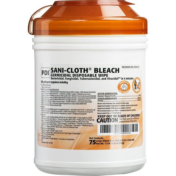 NicePak SaniCloth Bleach Wipes