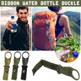 thumbnail image 6 of Water Bottle Clip with Carabiner Hook 2 Pack for Backpack Belt Outdoor Camping Hiking MountaineeringforOutdoor/Sports(Khaki),Ccwuwei, 6 of 8