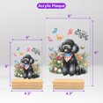 thumbnail image 5 of Poodle Celebrates Spring and Enjoys a Happy Easter Acrylic Plaque Sign Ashwood Base Poodles Dog Lover Gifts Idea Home Desk Decor - 02001, 5 of 5