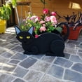 thumbnail image 2 of Cat Shaped Planter Pot Diy Animal Shaped Cartoon Decor Lightweight For Garden 26s, 2 of 4