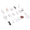 thumbnail image 2 of Animales de plástico, 18 piezas, animales árticos, animales polares, figuras de animales, rendimiento sólido, 2 of 14