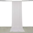 thumbnail image 2 of Efavormart White 4-Way Stretch Spandex Drapery Panel with Rod Pockets, Photography Backdrop Curtain - 5ftx14ft, 2 of 9