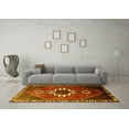 thumbnail image 3 of Ahgly Company Indoor Square Persian Yellow Traditional Area Rugs, 3' Square, 3 of 4