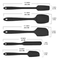 thumbnail image 2 of Juego de cocina de cinco utensilios de cocina MINI de silicona gris y negra roja, 2 of 5