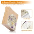 thumbnail image 5 of Yayeee Napkin Holder for Table Set of 2 Kitchen Paper Tissue Organization, Purple Floral Rabbit, 5 of 8