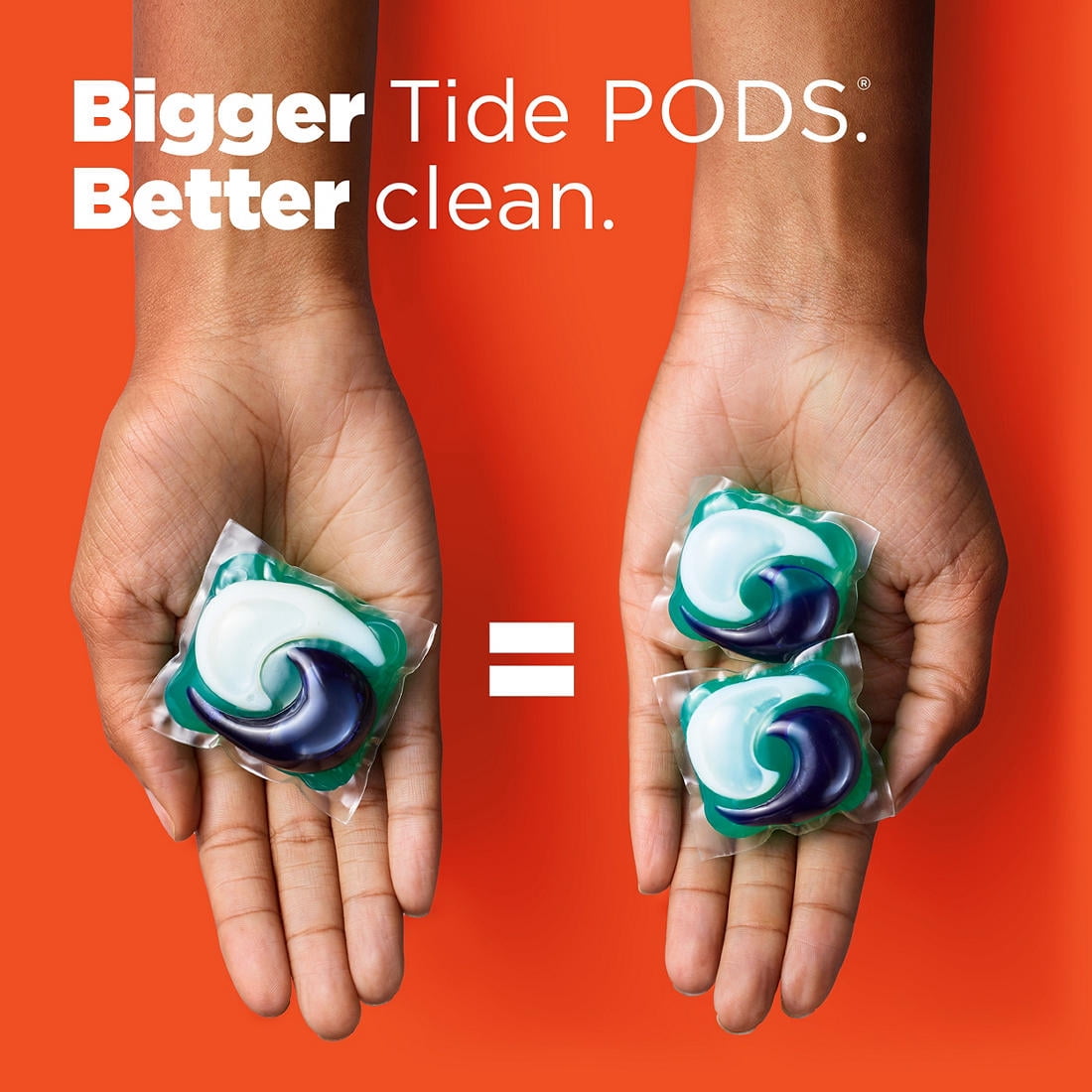 Tide PODS Hygienic Clean Heavy Duty Laundry Detergent Pacs, Original Scent, 72 ct.