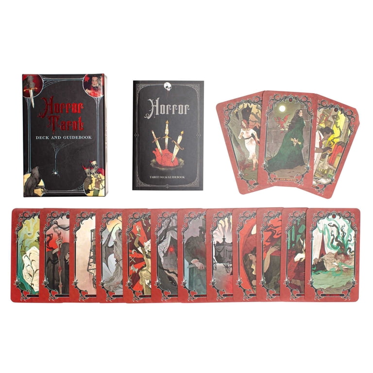Horror Tarot Deck and Guidebook, (Hardcover) - Walmart.com