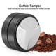 thumbnail image 4 of Tamper de café ANGGREK de 51 mm Acero inoxidable base de sabotaje negro, 4 of 8