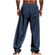 thumbnail image 4 of Ceisia Men's Trendy Solid Color Gift Elastic Drawstring Waist Straight Casual Trousers with Pockets, 4 of 7