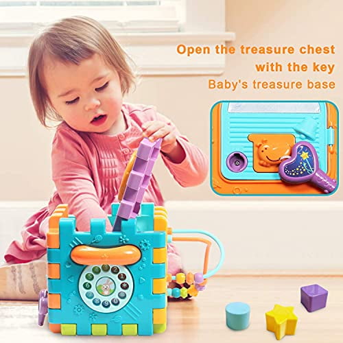 Minifairy Activity Cube Baby Toys 6 To12 Months early Educational Music And Light Baby Toys For 6 12 18 Months 1 Year Old Baby Toys Play Center Boys