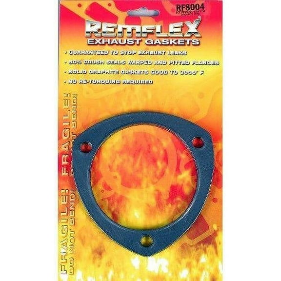 Remflex Inc. 8004 REM8004 3 BOLT HOLES, 3-3/8IN BOLT HOLE SPACING, 2/SET, COLLECTOR FLANGE GASKET