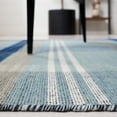 thumbnail image 4 of SAFAVIEH Striped Kilim Linnette Striped Area Rug, Navy/Charcoal, 9' x 12', 4 of 11