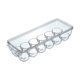 thumbnail image 1 of Porta huevos para refrigerador Bandeja porta huevos Organizador de cocina Nevera transparente 12 cuadrícula, 1 of 9