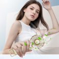 thumbnail image 4 of xjwjuw Mini USB Rechargeable Handheld Fan, Small Portable Desk Fan, Multi-Speed Quiet Airflow, Travel, Office, Bedroom, Outdoor Use, Lightweight Compact Summer Cooling Fan, 4 of 6