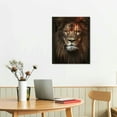 thumbnail image 2 of COMIO Jesus and Lion Canvas Wall Art Poster Prints Christian Wall Decor Christ Lion Picture Artwork Jesus Lion Painting for Home Bedroom Living Room Office Decoration, 2 of 4