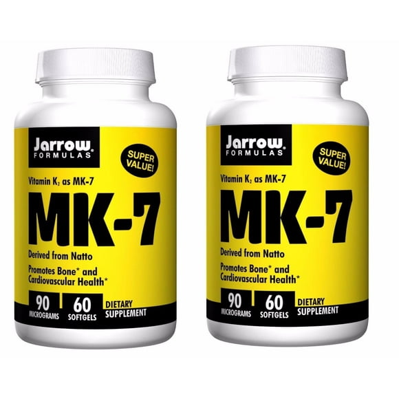 Jarrow Formulas MK-7 90 mcg 60 softgels - 2 Packs