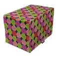 thumbnail image 1 of Rose Dog Crate Cover, Romantic Theme Flower Petals Bouquets Lovers Valentine's Days Blossoms, Easy to Use Pet Kennel Cover Small Dogs Puppies Kittens, 7 Sizes, Lime Green and Multicolor, by Ambesonne, 1 of 1
