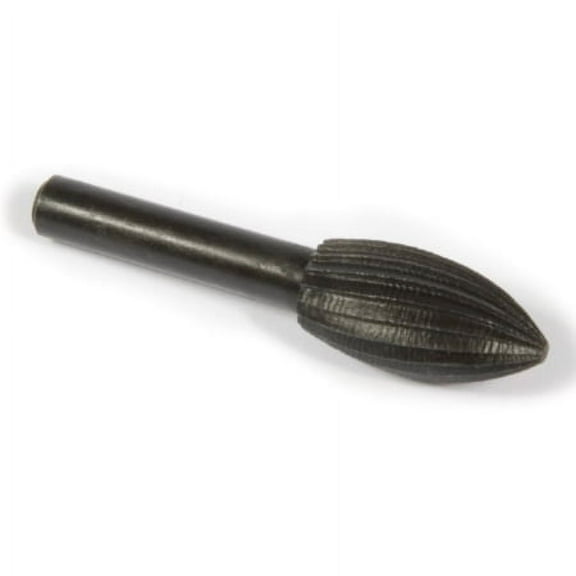 Forney Industries Rotary File, Conical Shape with Rounded End, 1 in x 1/2 in x 1/4 in