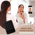 thumbnail image 3 of Suction Phone Mount for Case, 2 in 1 Silicone Octo Cup Buddy Sticky Grip Holder for iPhone, Hands-Free Selfie/Video for TikTok Influencers,Black, 3 of 14