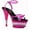 Purple, variant on Ellie Shoes E-709-Degree 7" Pointed Womans Stiletto Sandal. 5 / Black