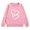 Pink, variant on AUDeals Girls Cotton Love Heart Sweatshirt - Round Neck Long Sleeve Loose Fit Pullover Top for Kids Spring Fall Casual Wear