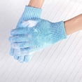 thumbnail image 4 of Guantes de baño exfoliantes de doble textura para ducha, spa, masaje Levamdar 2035171-1, 4 of 5