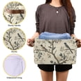 thumbnail image 3 of Yayeee Canvas Storage Basket with Handles for Shelves Fabric Bins Closet Organizer, Beige Birds, 3 of 8