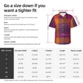 thumbnail image 6 of Lsque Purple Yellow Buffalo Plaid pattern Hawaiian Shirt for Men, Unisex Summer Beach Casual Short Sleeve Button Down Shirts-3X-Large, 6 of 9