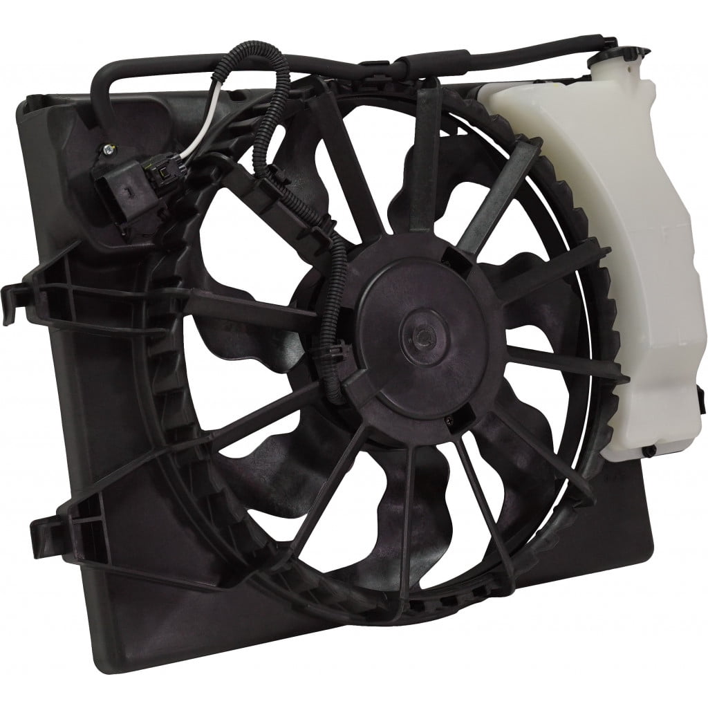 For Kia Rio 2018 2019 2020 Dual Radiator And Condenser Fan Assembly | One Blade | Replacement For HY3115161 | 25380H9050