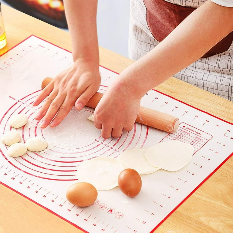 Silicone Baking Mat, Nonstick Pastry Mat with Measurements, Extra