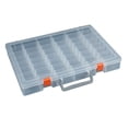 thumbnail image 2 of veasfak 48 Grids Toy Storage Box Toy Organizer Dustproof Portable Storage Boxes for Mini Clear, 2 of 9