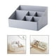 thumbnail image 3 of Caja de Almacenamiento de Cosméticos, Estante Organizador de Maquillaje de Acabado de Escritorio Multifunción para Encimera, Cepillos para El Hogar, U Gris azul Salvador Organizador de escritorio, 3 of 7