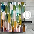 thumbnail image 5 of Americanflat 72x72 Abstract Shower Curtain - 100% Polyester Shower Curtain with 12 Hooks - Bathroom Curtain - Shower Curtain Art by Lisa Nohren, 5 of 5