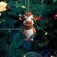 thumbnail image 1 of Decoraciones de árbol de Navidad perfecl colgante de Navidad Accesorios de fotos Adornos de acrílico de Granja para Pared vacacion Estilo A, 1 of 8
