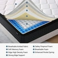 thumbnail image 3 of DEHIJU Full Size Mattress, 10 Inch Hybrid Memory Foam Full Mattress in a Box, Pressure Relief, Medium Firm, CertiPUR-US, 3 of 8