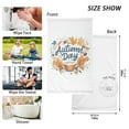 thumbnail image 6 of Yayeee 100% Cotton Hand Towels for Bathroom 16" x 28" Soft Absorbent Kitchen Towel, Autumn Day with Cocoa Pattern, 6 of 7