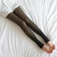 thumbnail image 3 of Gibobby Mallas Afelpadas Color Las mujeres usan leggings permeables a la más pantalones de terciopelo con L desnuda y pantimedias gruesas (Negro, L), 3 of 4